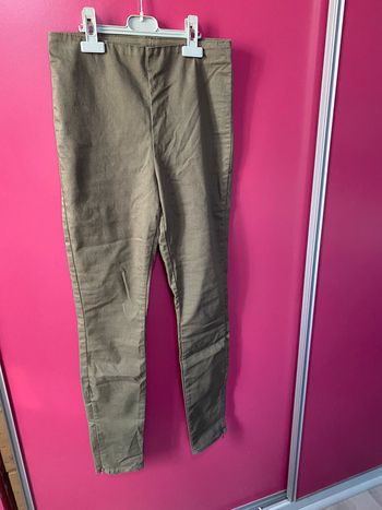 Jegging kaki taille haute