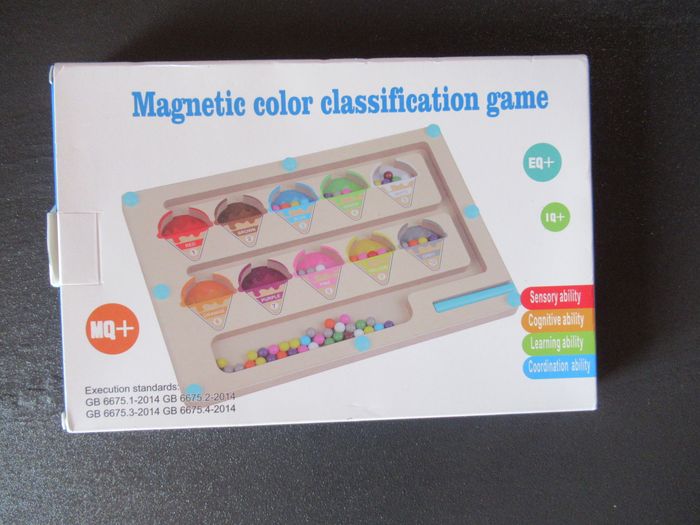 Puzzle Labyrinthe de Glace Magnétique aimanté en bois neuf - photo numéro 1