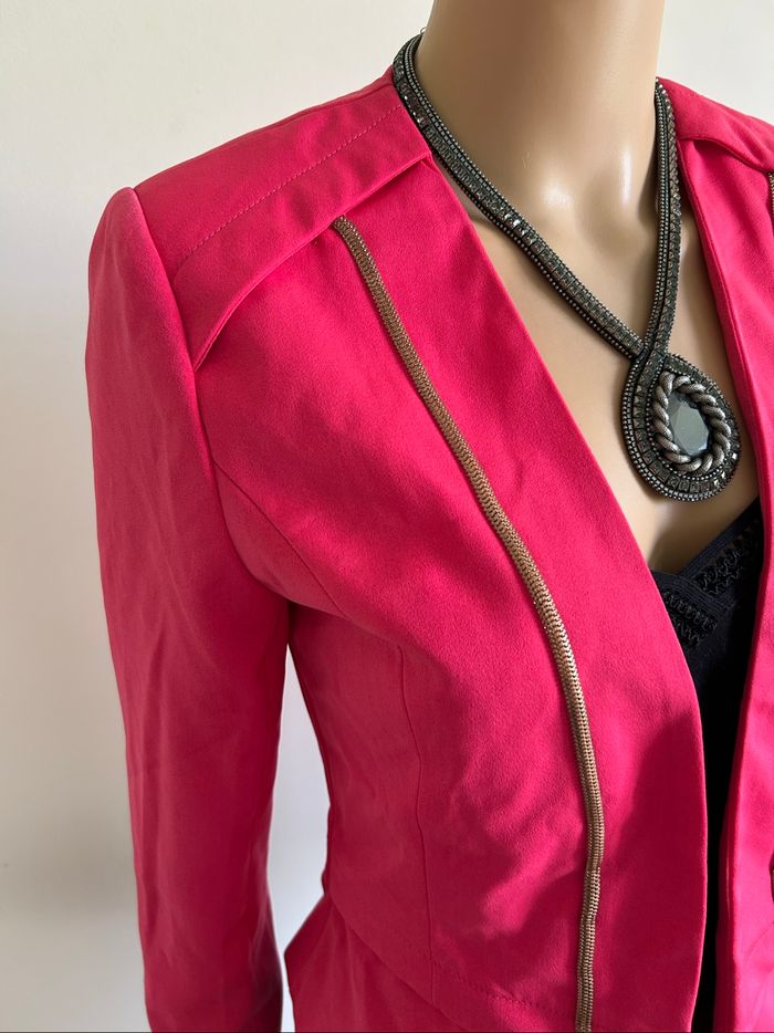 Blazer rose Eva&Lola taille S jamais porté - photo numéro 4