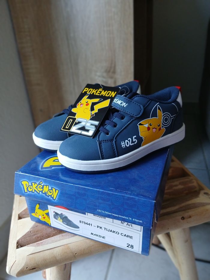 Baskets Enfant bleu marine - Pokémon