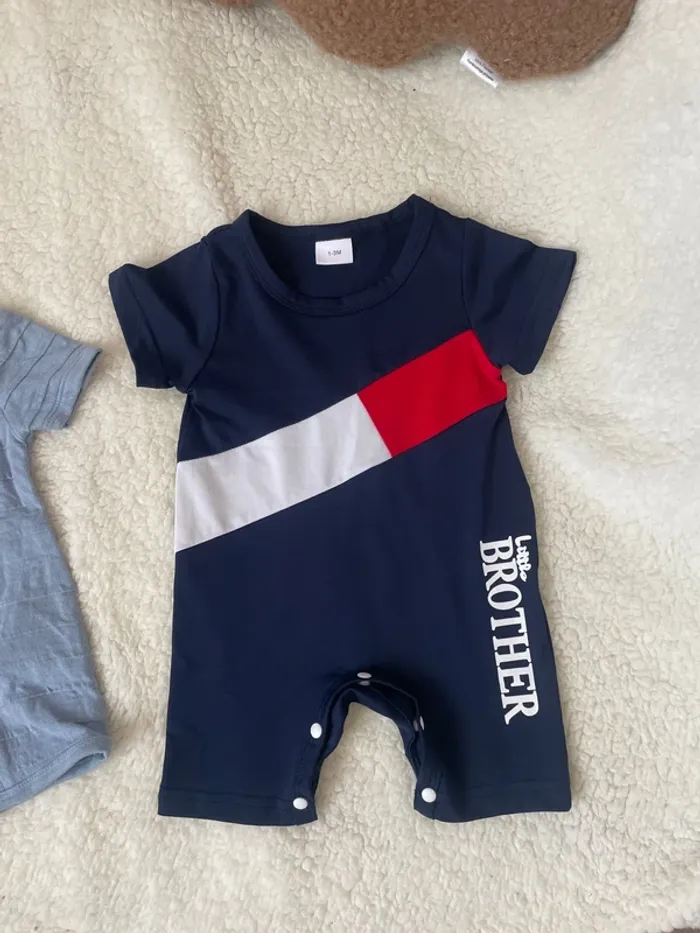 lots combinaison short bébé - photo numéro 2
