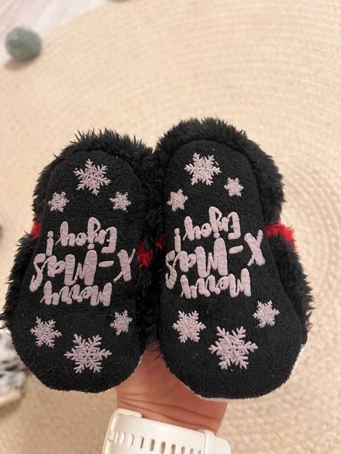 Chaussons de Noël bébé mixte - photo numéro 2