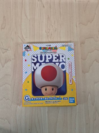 Petite assiette plastique Super Mario : Toad
