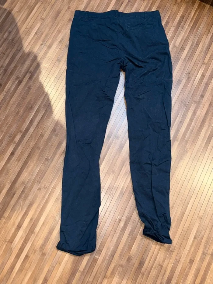 Pantalon bleu marine Gémo 16ans - photo numéro 2