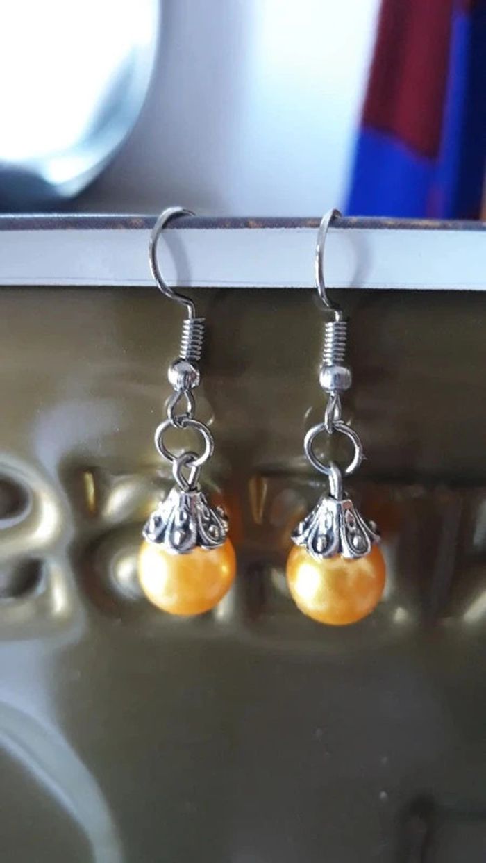 Lot de 2 paires de Boucle d'oreille toute neuve - photo numéro 2