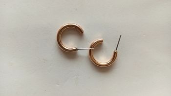 Boucles d'oreilles 🔸anneaux dorés 🔄