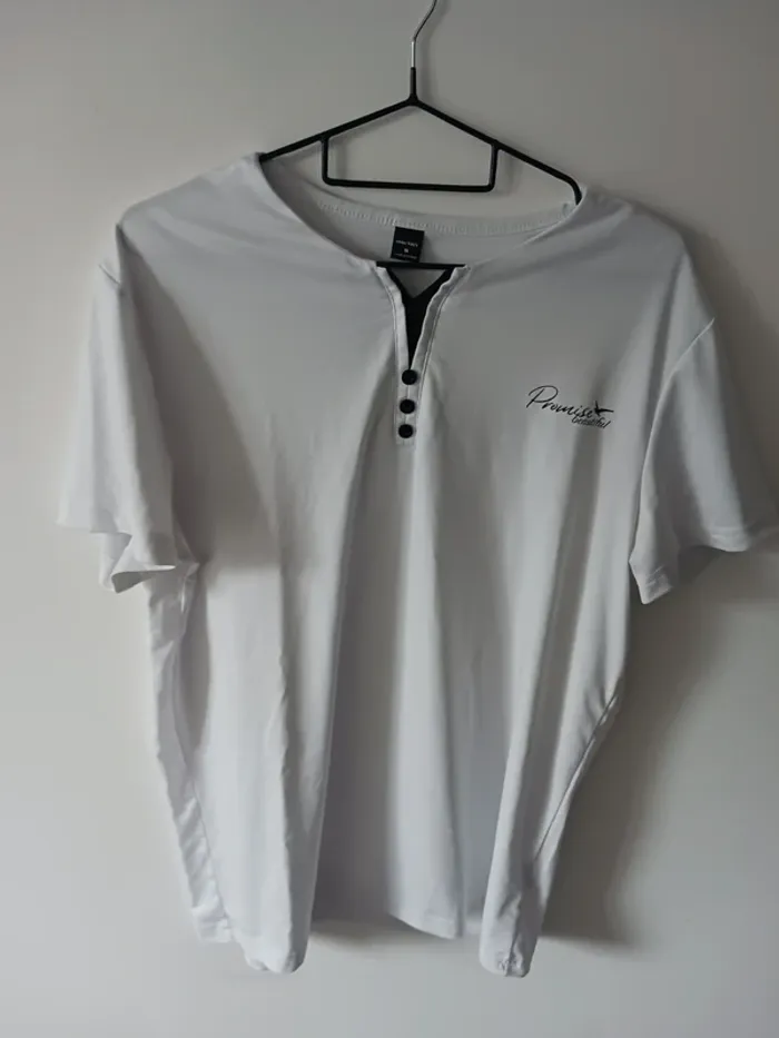 Tee-shirt shein blanc taille M