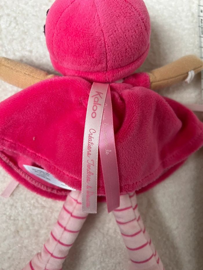 Peluche poupée Kaloo rose - photo numéro 4