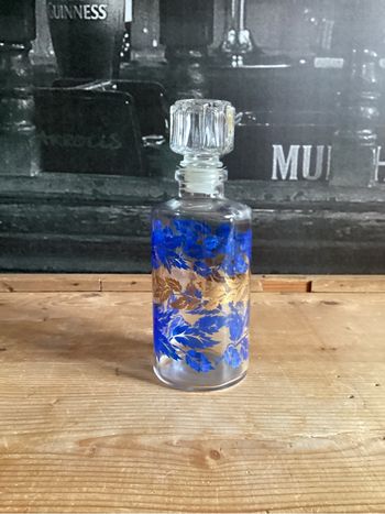 Carafe bleue et or luminarc 