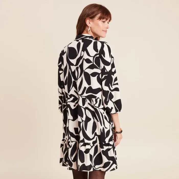 Robe courte évasée col chemise blanc femme - taille 46 - Bréal - photo numéro 5