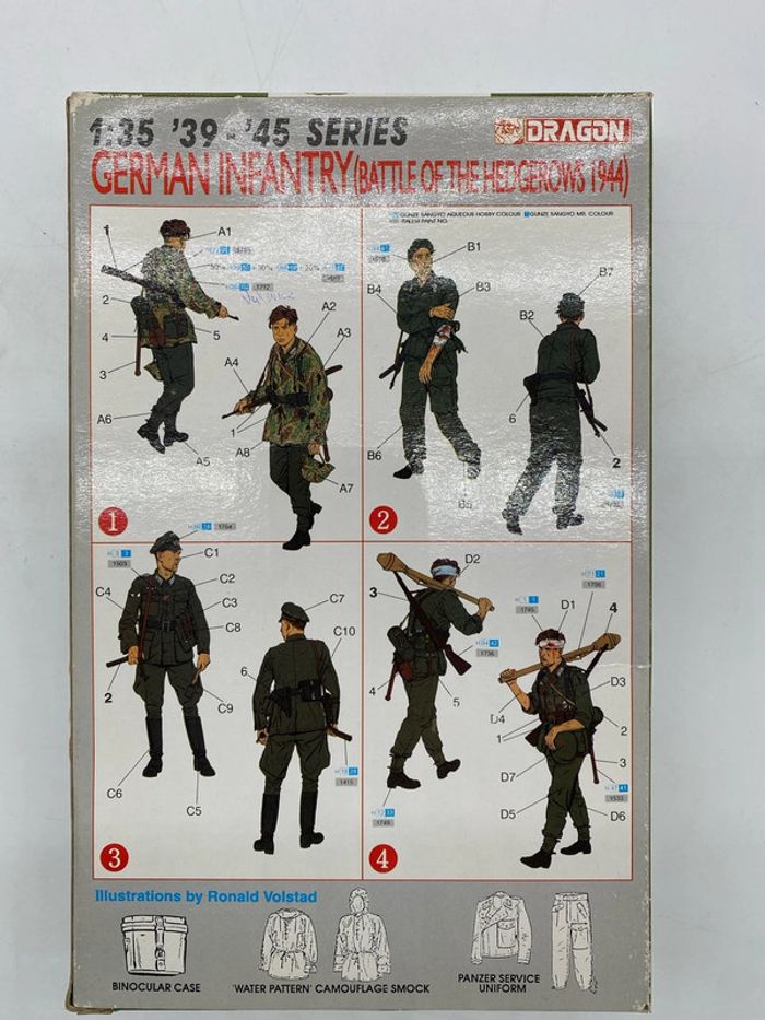 Dragon maquette German infantry battle of the hedgerows 1944 - photo numéro 2
