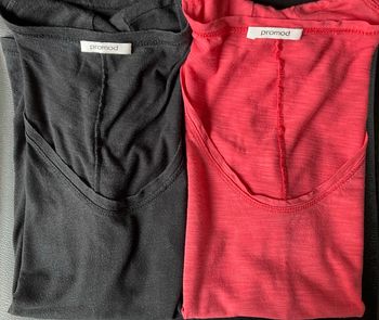Lot de 2 t shirt rose et noir Promod XS
