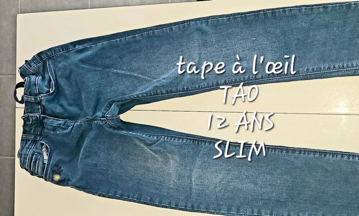 Tape à l'œil TAO 12 ans slim pantalon jean