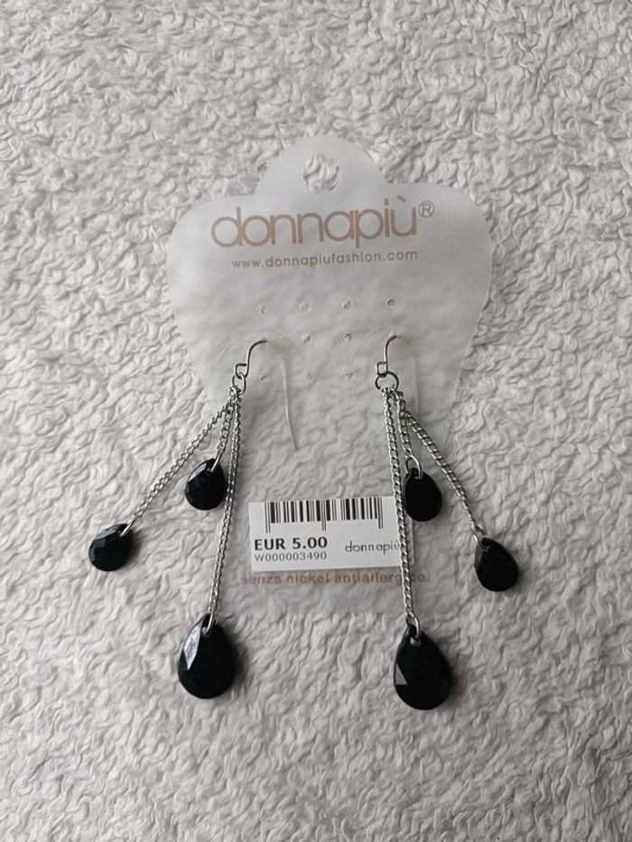 Boucles d'oreilles donnapiù antiallergique, sans nickel - photo numéro 3