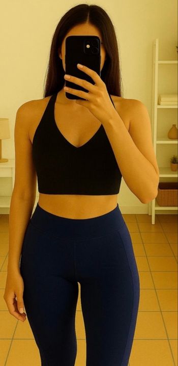 Crop top noir cotele s