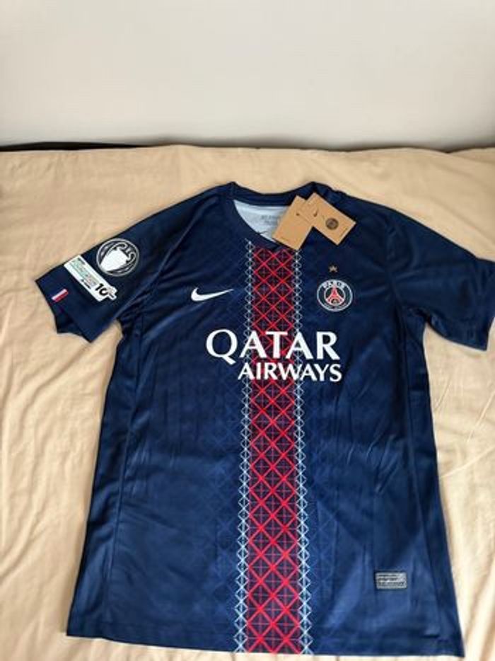 Maillot PSG 2025/2026 João Neves Badge UEFA Taille M - photo numéro 3