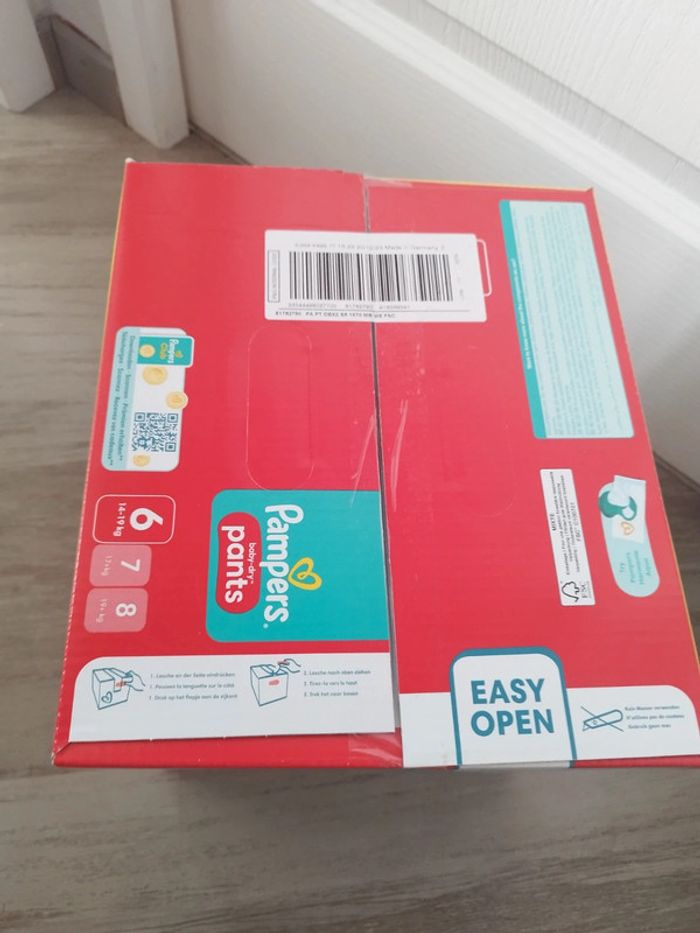 Mega pack Pampers baby dry pants taille 6 - photo numéro 3