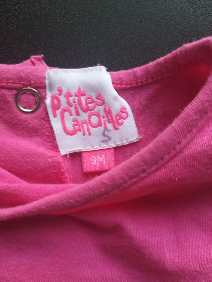 Joli t-shirt manche courte en 3 mois - photo numéro 3