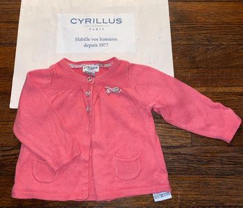 Gilet Cyrillus liberty  6 mois