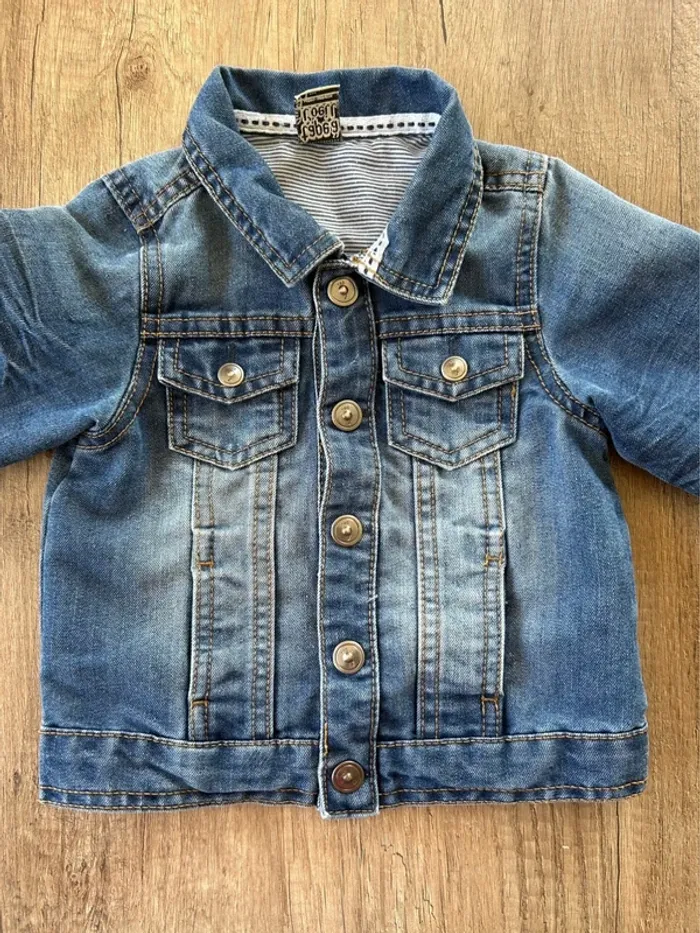 Veste en jean 9 mois - photo numéro 2