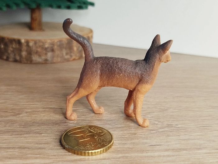 Figurine chat marron Animal domestique félin Schleich - photo numéro 3