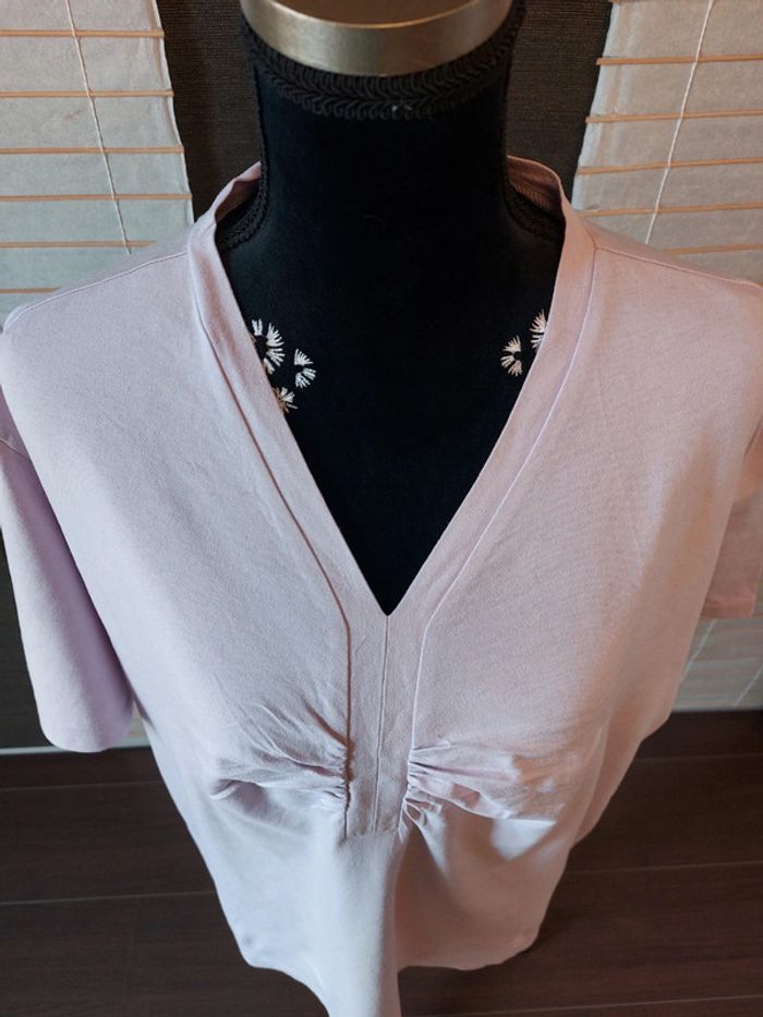 T-shirt lila rose - photo numéro 2