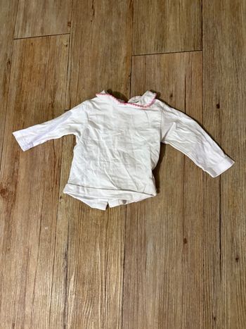 T-shirt blanc grain de blé 53 cm