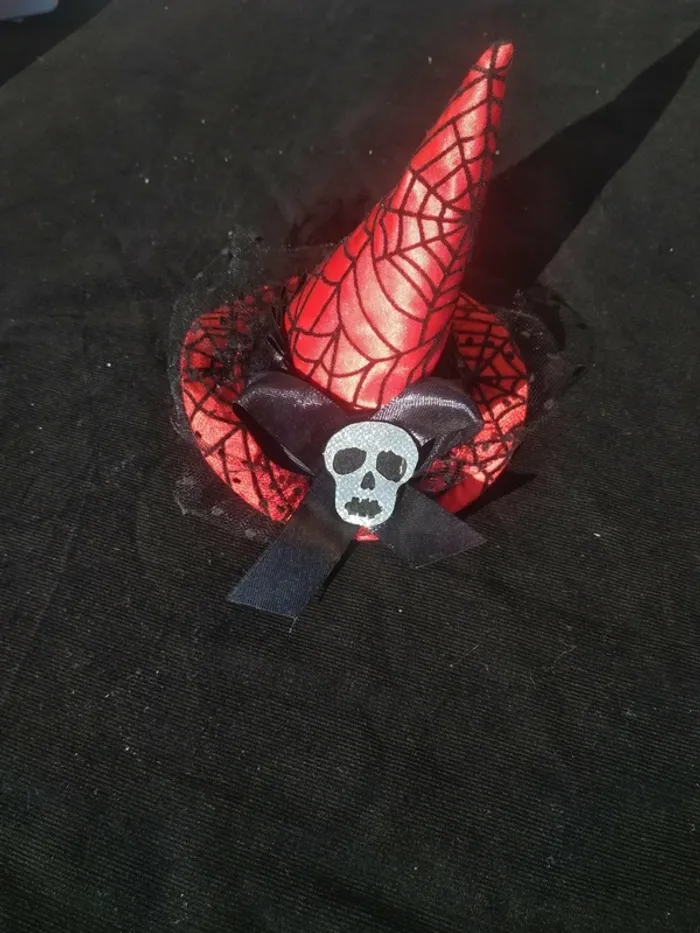 Chapeau Barrette Halloween