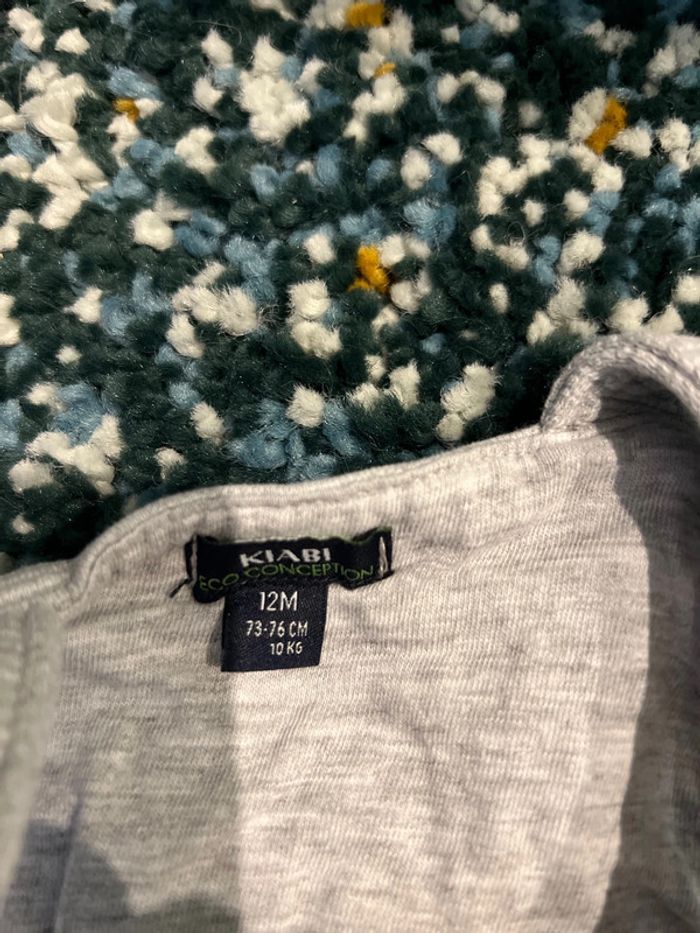 Salopette grise 12 mois - photo numéro 3