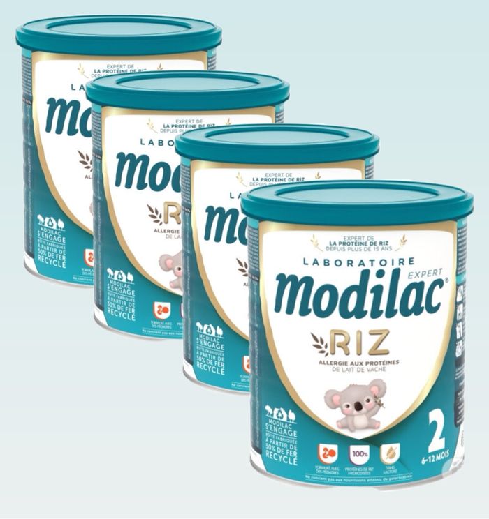 Lot de 4 boites modilac Riz 2