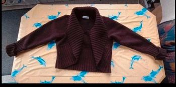 Cache coeur chaud L ou gilet court légère bouloche