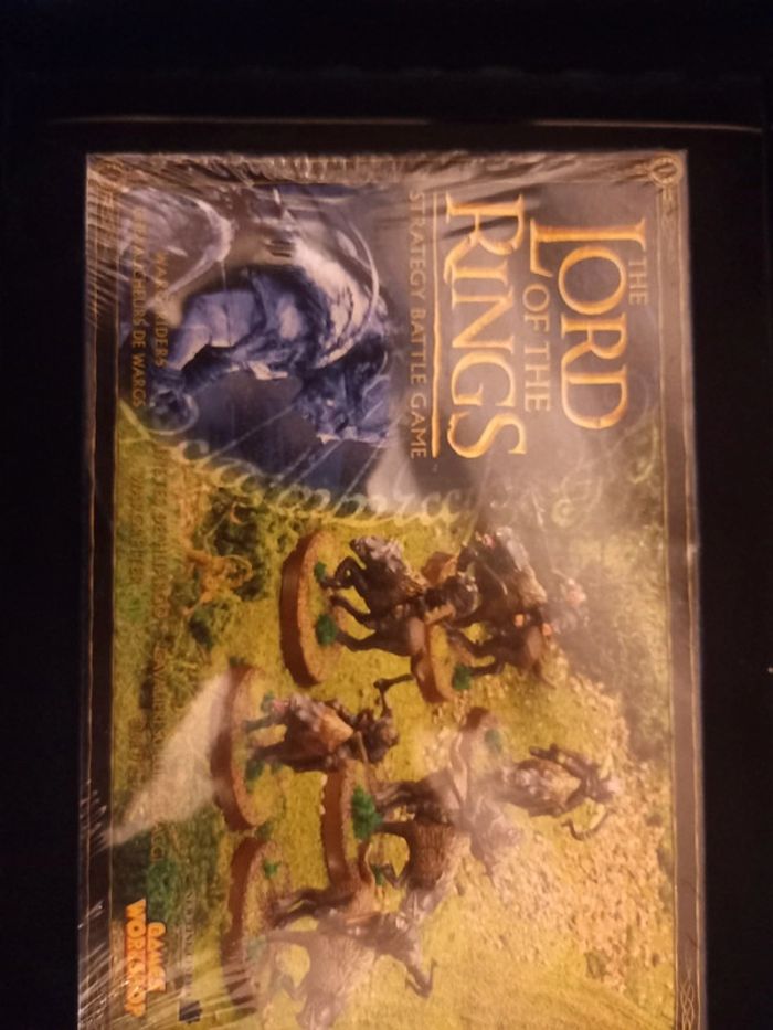 6 warg riders new in box scellé lotr middle earth warhammer - photo numéro 3