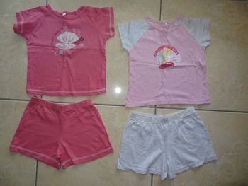 lot de 2 pyjamas T 4ans