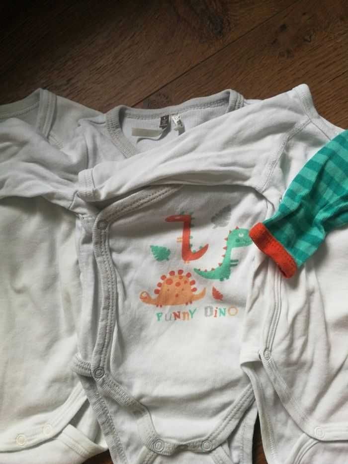 Lot de 5 bodies 1 mois manches longues - photo numéro 4