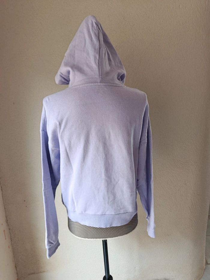 Pull violet à capuche Taille S Kiabi - photo numéro 3