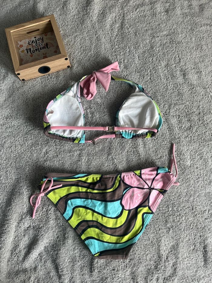 👙 Bikini 2 pièces Banana Moon – Taille 40, couleurs tropicales & coupe flatteuse - photo numéro 2