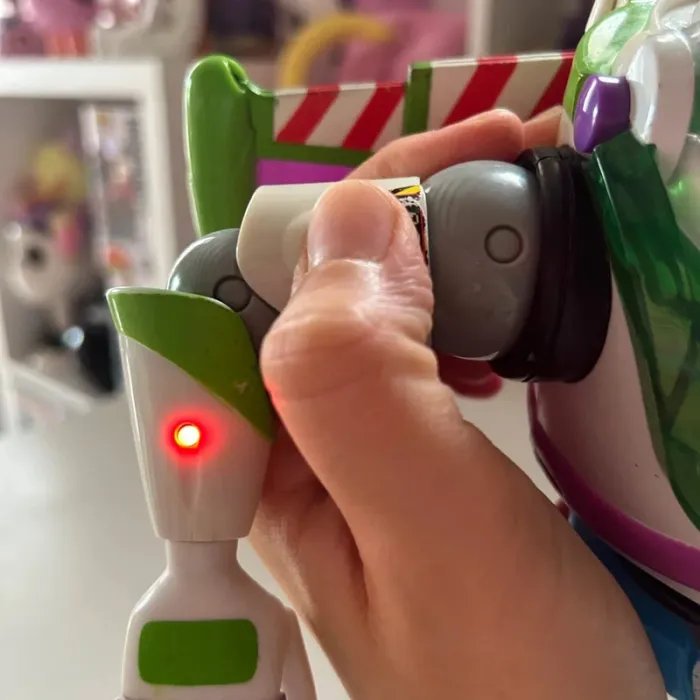 Buzz l'éclair français ceinture lumineuse toy story vintage - photo numéro 4