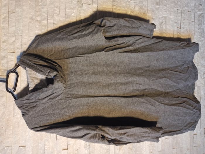 Sweat Long à Capuche Femme Gris Taille L Neuf - photo numéro 4