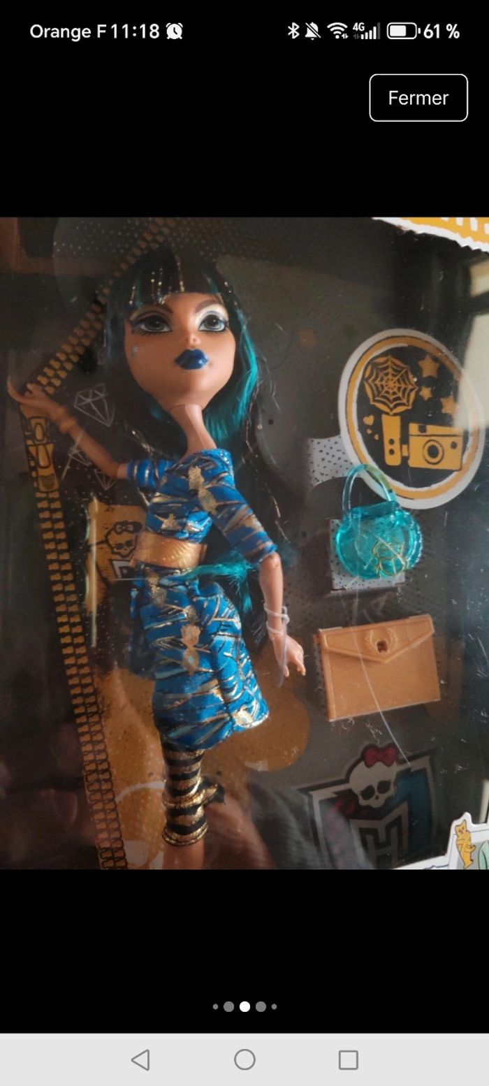 Monster High Cleo de Nile – Picture Day 2013 – Neuve & Scellée – Collector - photo numéro 3