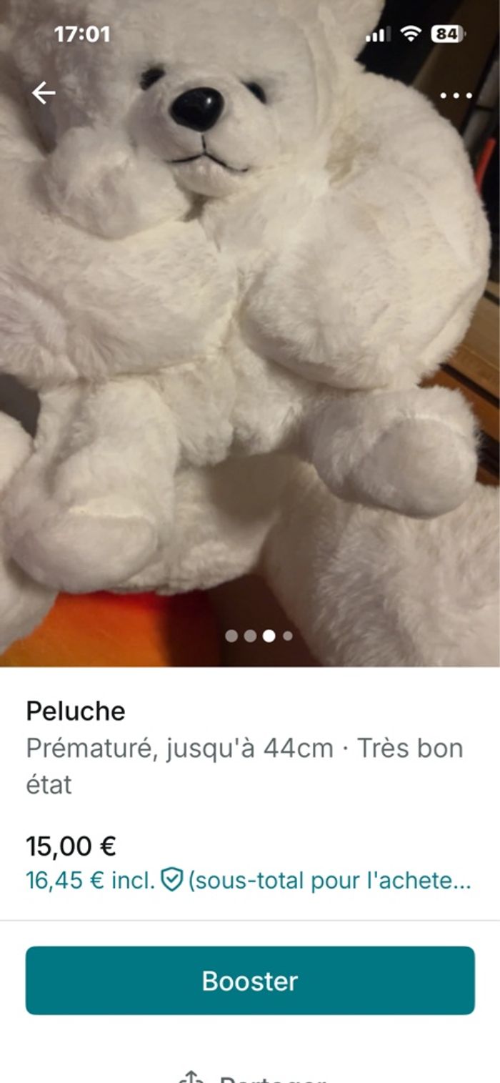 Grosse peluche - photo numéro 4