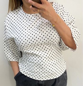 Blouse a pois Zara