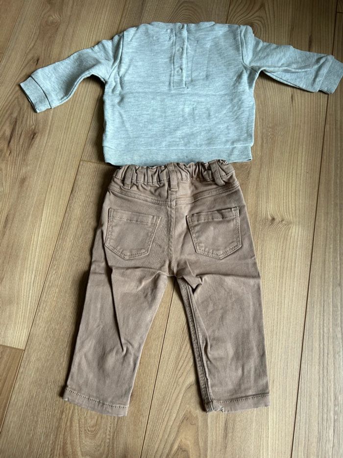 Pull + jean 6 mois - photo numéro 4