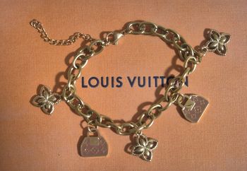Bracelet LV en acier inoxydable 