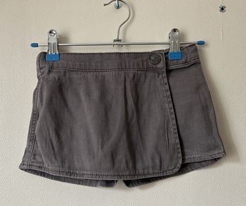 jupe-short en toile de coton 