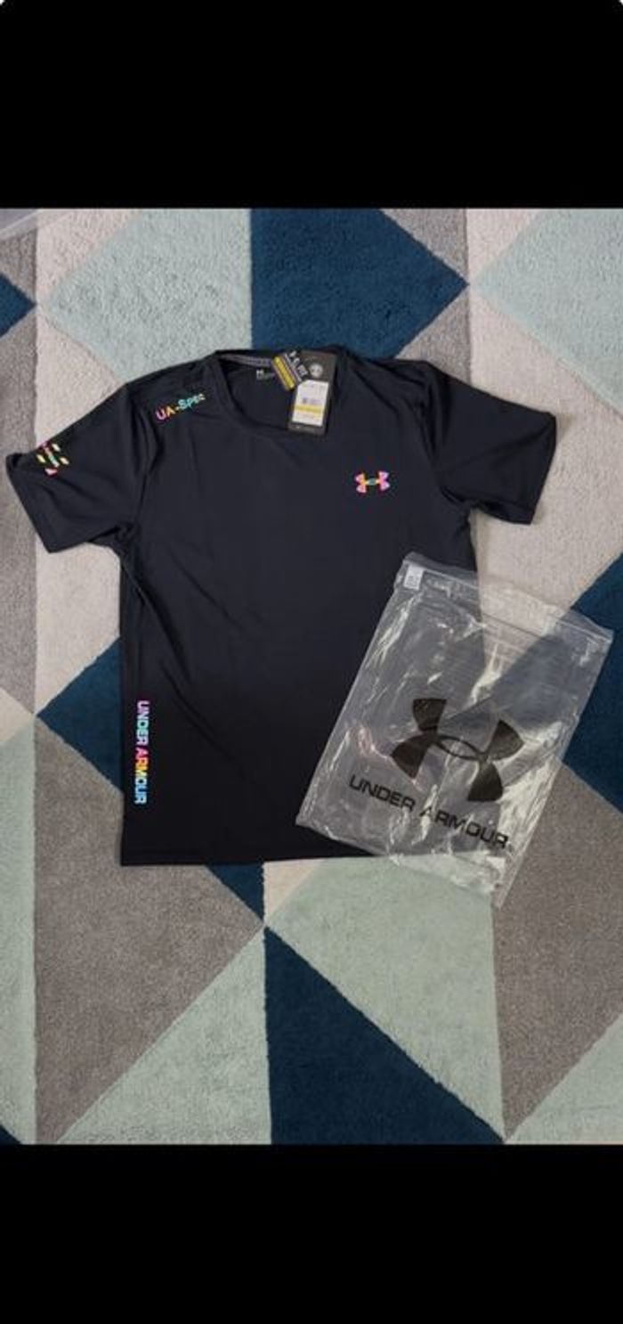 T-Shirt Under Armour Fluorescent taille L