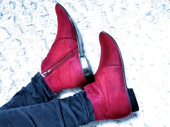 Bottines suédine Bordeaux- T.39 🖤