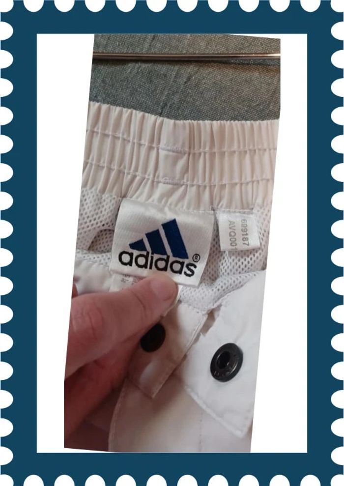 Jogging jambes larges Vintage Adidas taille L - photo numéro 9