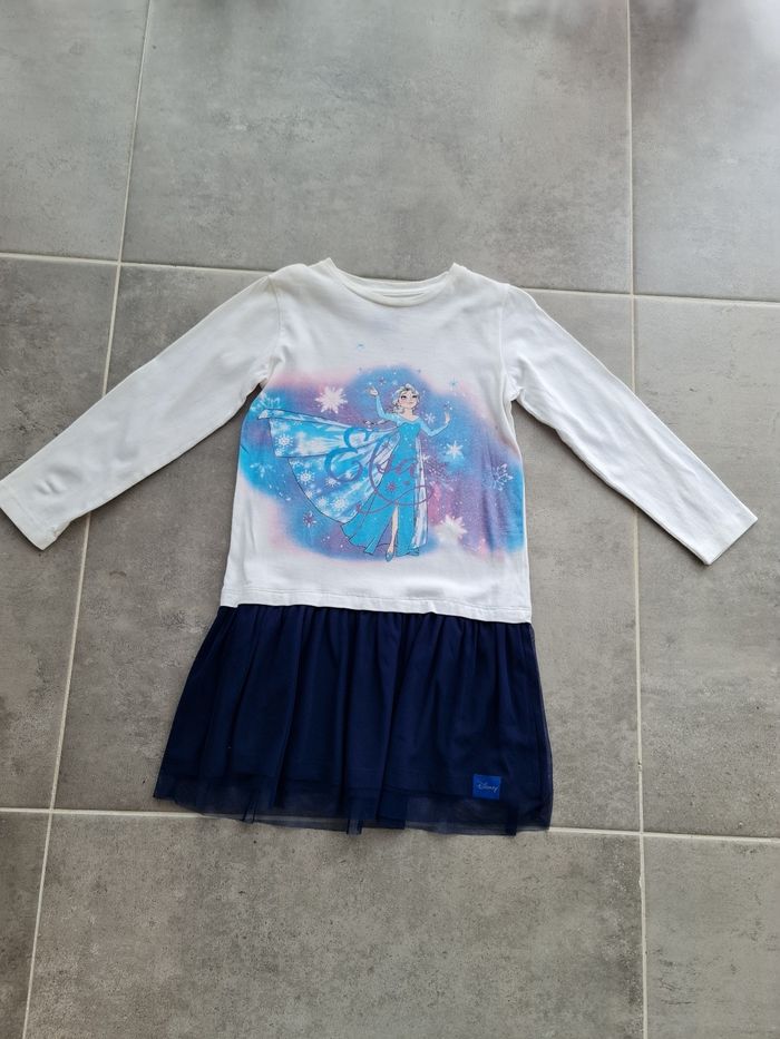 Tee shirt tutu reine des neiges elsa disney
