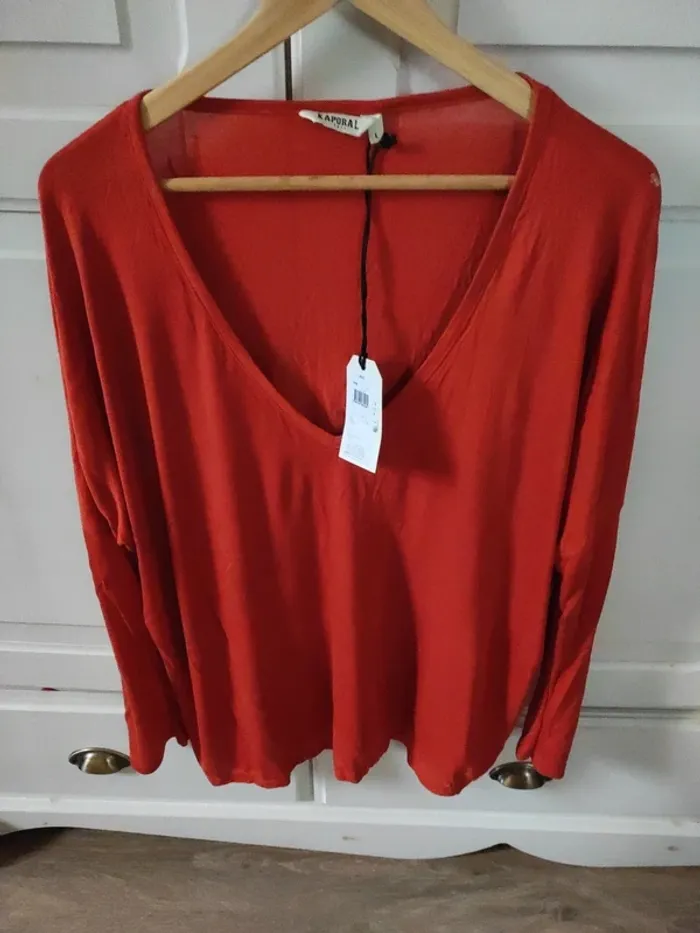 T-shirt Kaporal brique