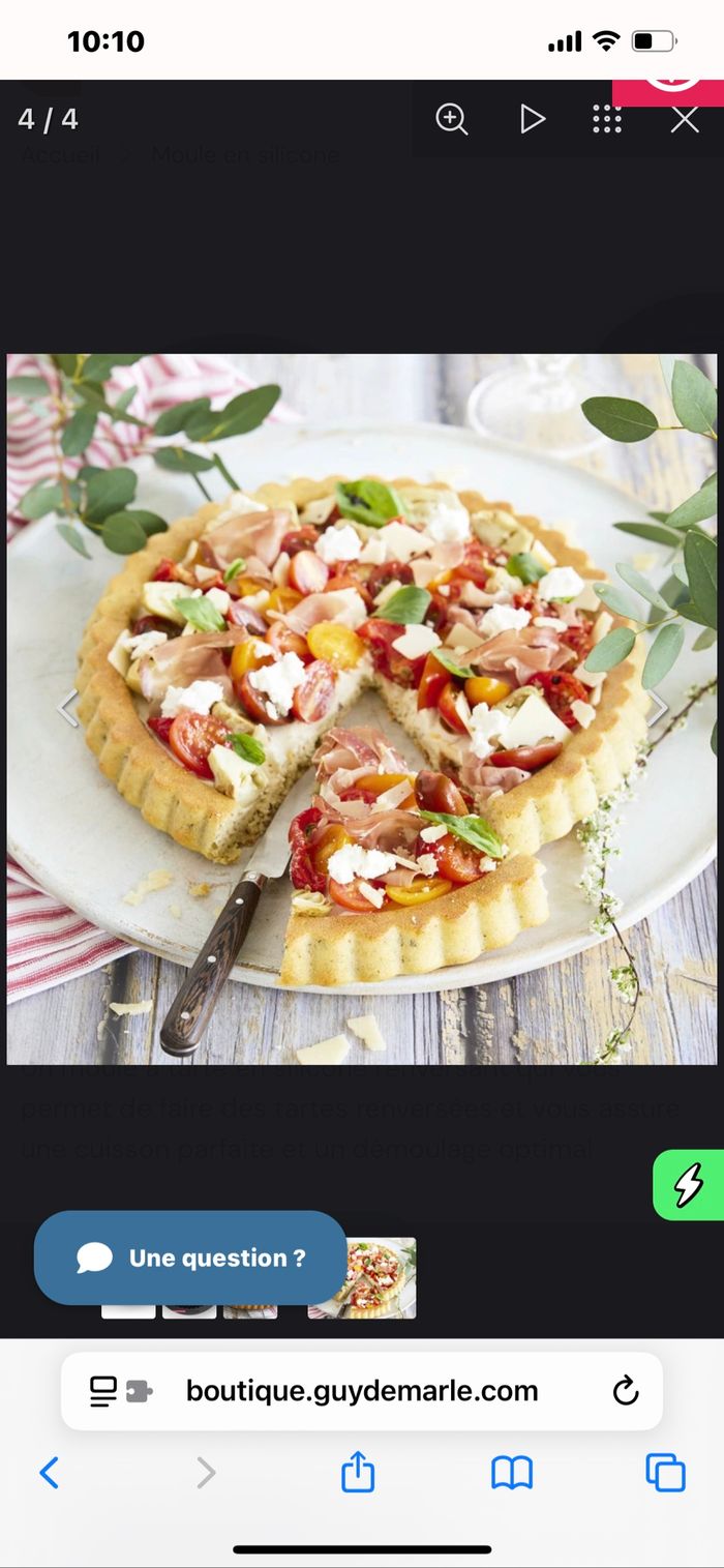 Moule tarte renversée Guy Demarle - photo numéro 4